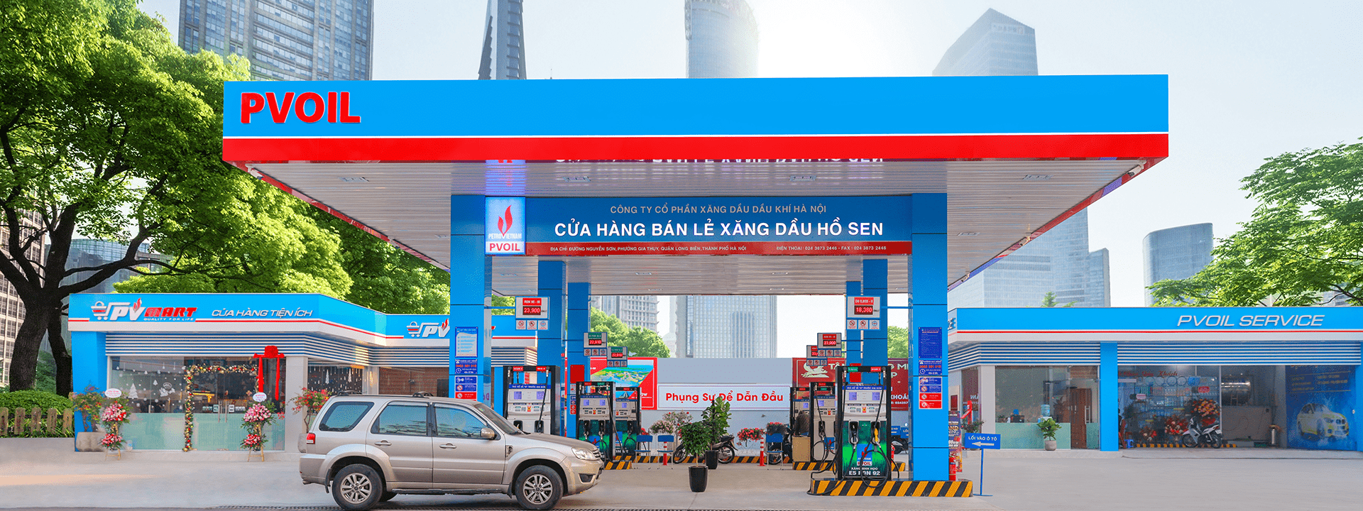 Hệ thống cửa hàng xăng dầu