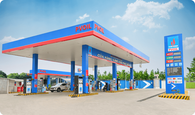 Hệ thống cửa hàng xăng dầu