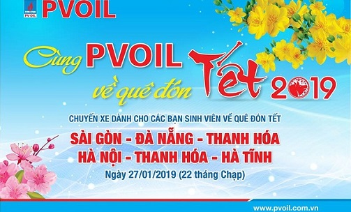 Cùng PVOIL về quê đón Tết 2019