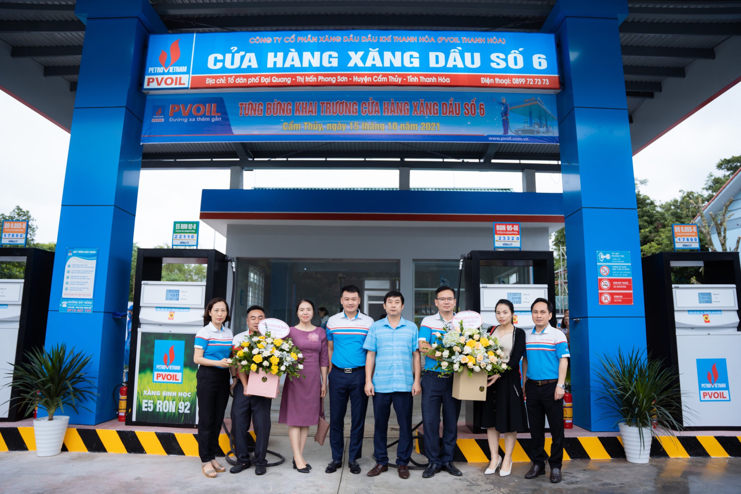 PVOIL Thanh Hoa inaugurates Petroleum Station No. 6