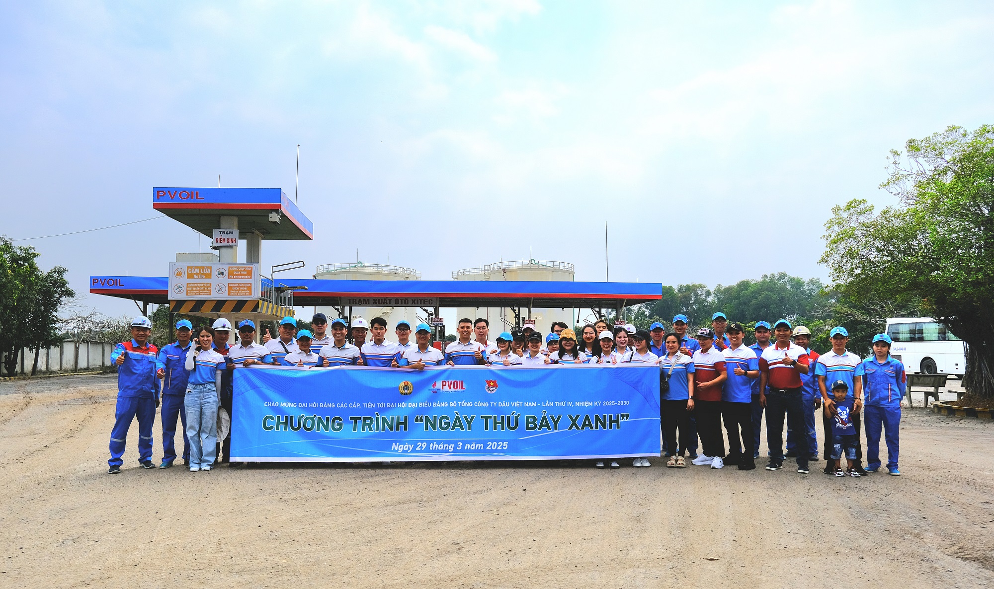 Tuổi trẻ PVOIL tổ chức chương trình “Ngày thứ Bảy xanh” lần 1 – năm 2025